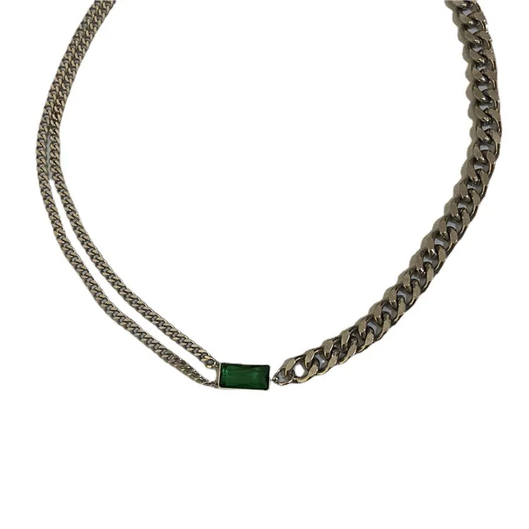 

Bellona OEM Colar De Jade Stone Butterfly Jewelry Cross Stainless Steel Jade Necklace, Picture shown