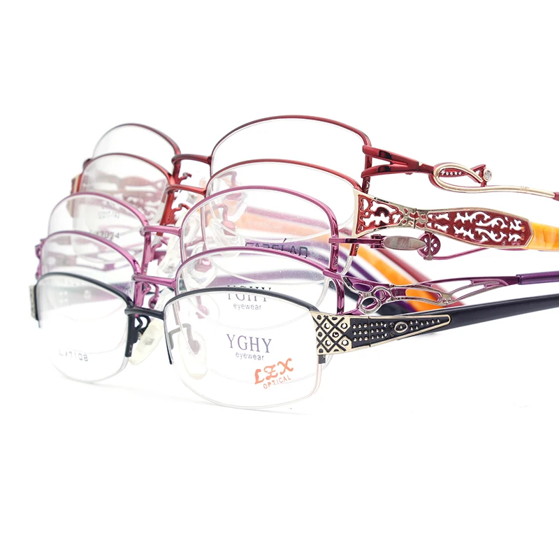 

Spot promotion cheap price colorful mixed metal optical model cheap stock of various spectacle frames, As picture