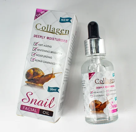 

Wholesale PEIMEI Skin Care Moisturizing Whitening Anti Aging Repairing Collagen Snail Facial Oil