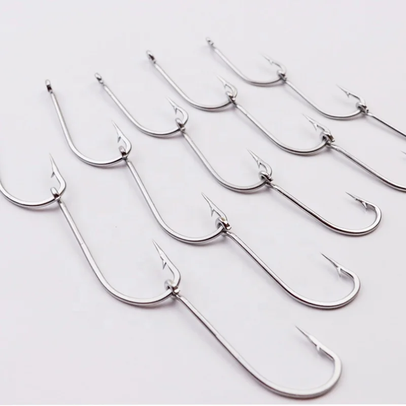 

Gang fishing Hook OEM Low Price Big Stainless Steel Sea Fishing Lure Hook Three Jig Hook Set Fishing Tackle