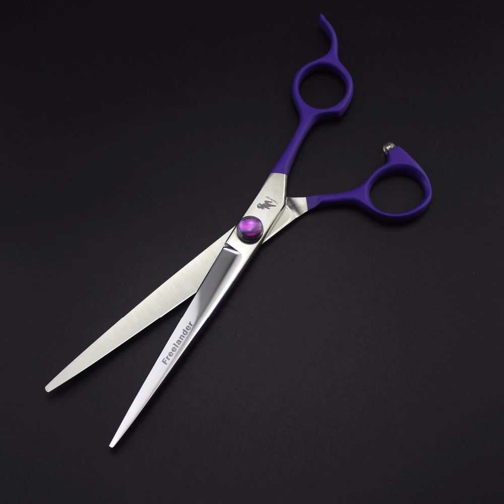 

7.0 Inch purple Barber Salon Equipment Cutting Hairdressing Scissors Hair Shears Tools Pet Hair Cutting Kit