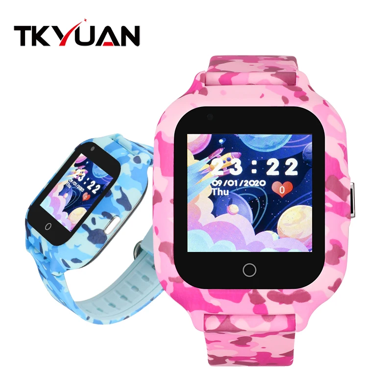 

TKYUAN Boby Boy Girl Child Smart Watch For Kids With Camera Sim Card Android Children WIFI GPS Calling 4G Kids Smart Watch