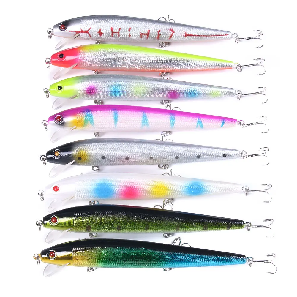 

NEWUP 3D eyes floating bait hard lure fishing minnow 14cm 15.8g, 8 colors avaiable