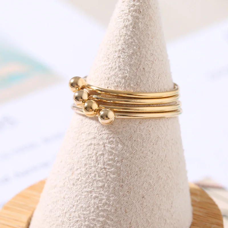 

GR013 Hot sale 14k Gold Filled simple Band Ring for women