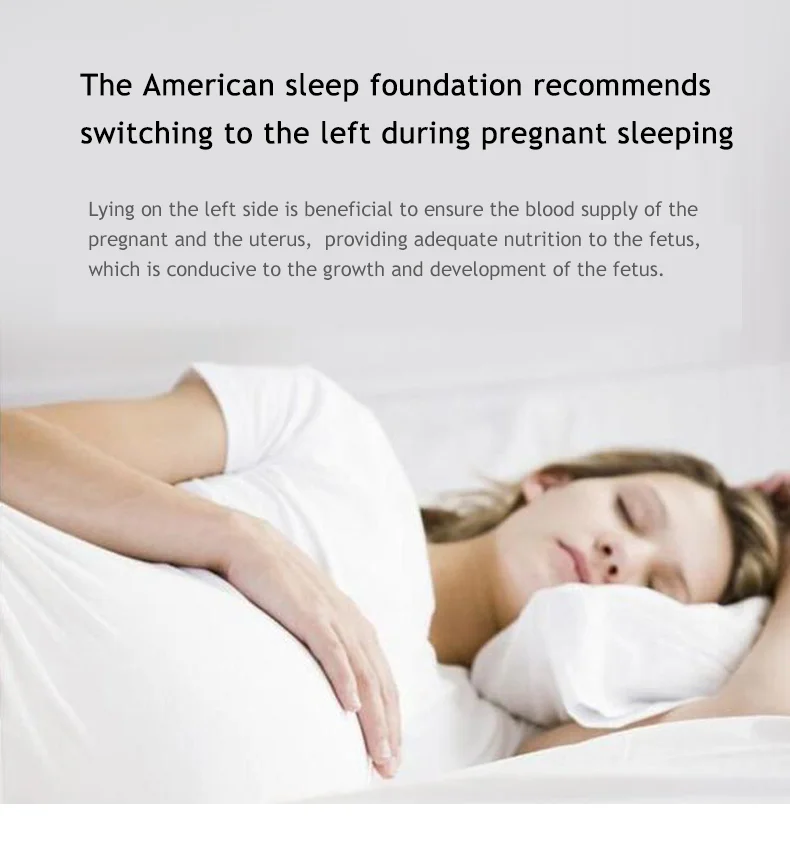 Organic Maternity Bamboo Outer Cover Full Body Pregnancy Pillow For Pregnant Women factory