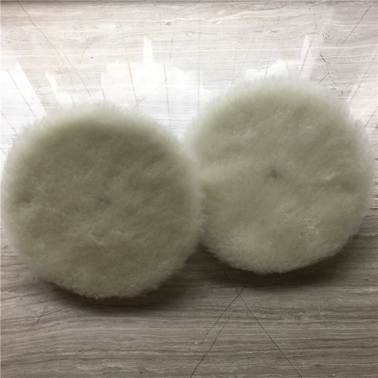 

Hot sale 5 inch DA wool wool pad 150mm, White, beige, yellow or black
