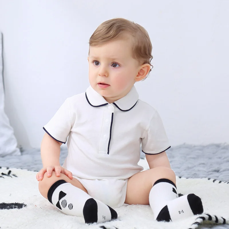 

AustinBella/wholesale baby boy summer clothes clothing for babies newborn toddler short sleeve romper jumpsuit cotton bodysuit