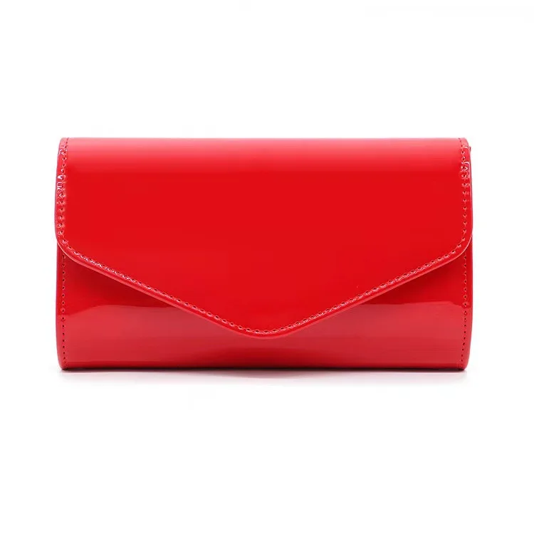 

Factory Straight Arch Patent Leather Dinner Bridal Fashion Women's Handbag