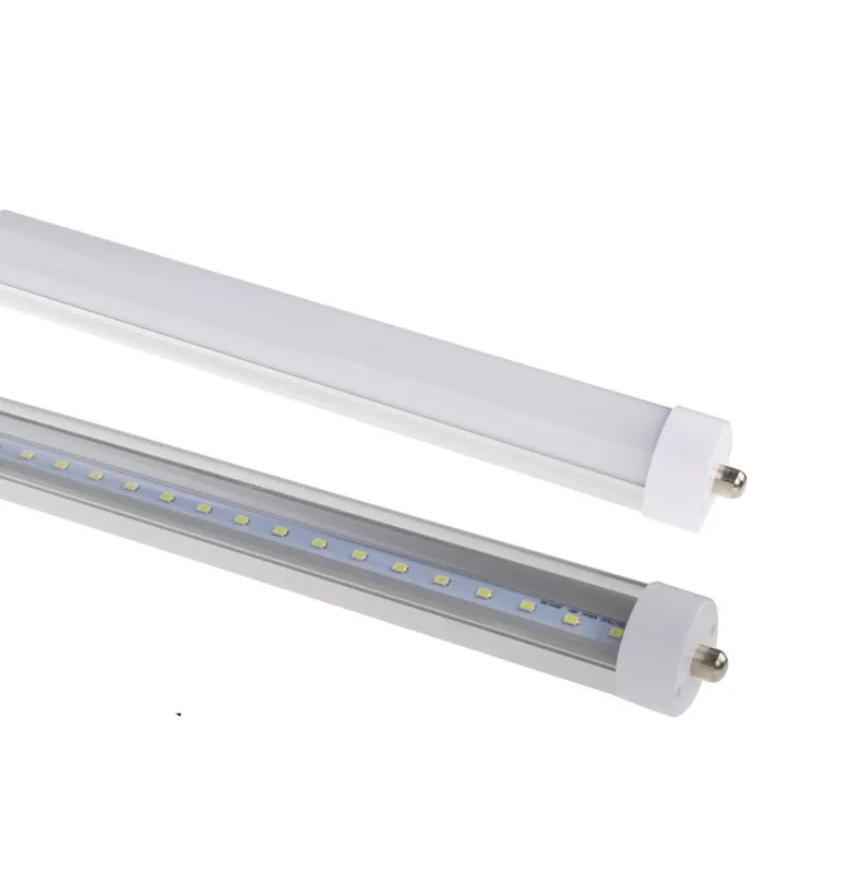 Hot Selling 36W 40W Single Pin T8 Light Lamp 8ft 2400mm T8 FA8 Base 3000-6500K LED Tube Light for Home