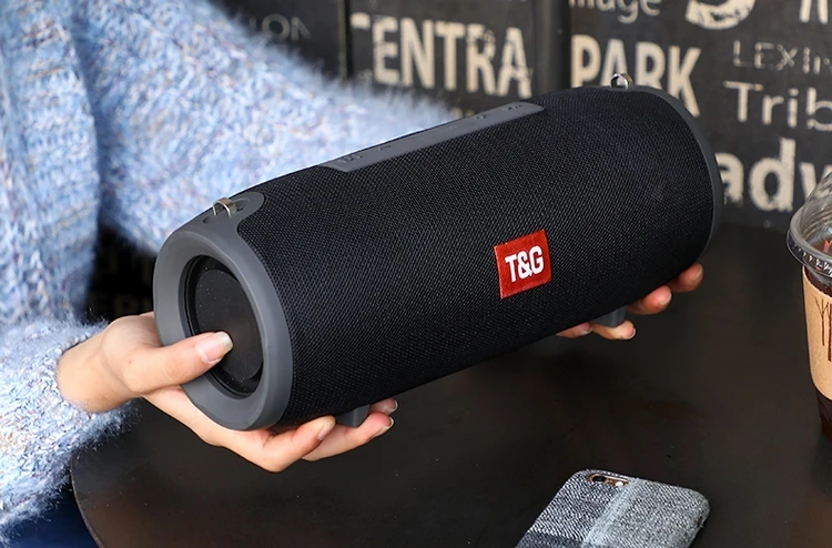 TG-118 wireless speaker Fabric 10w OEM UsB and TF card reader Hands-free built-in Battery Aux input FM Radio Usb input - ANKUX.COM