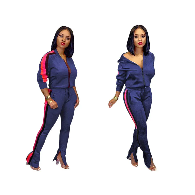 

Wholesales Broken Holes Two-piece Pants Set For Women