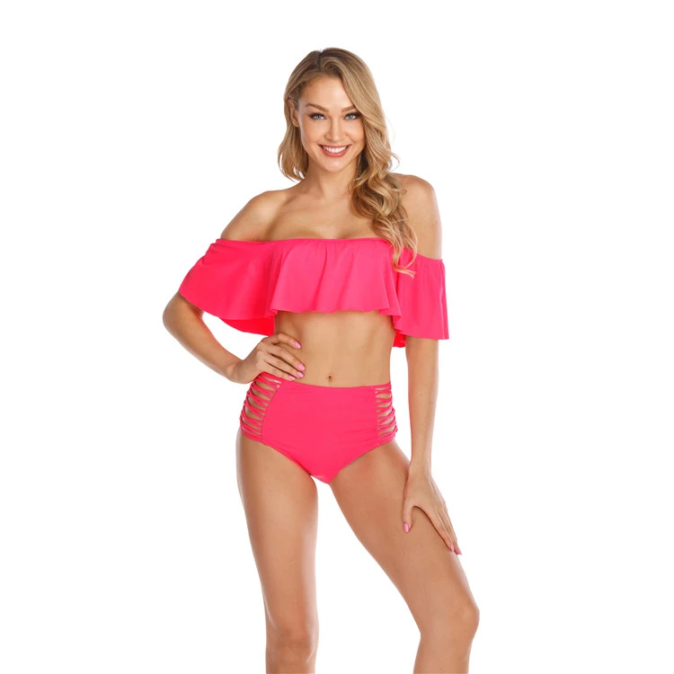 

Wholesale Women Sexy Swimsuit PInk Swimsuit 2020 Swimwear Swimsuits, Customized color