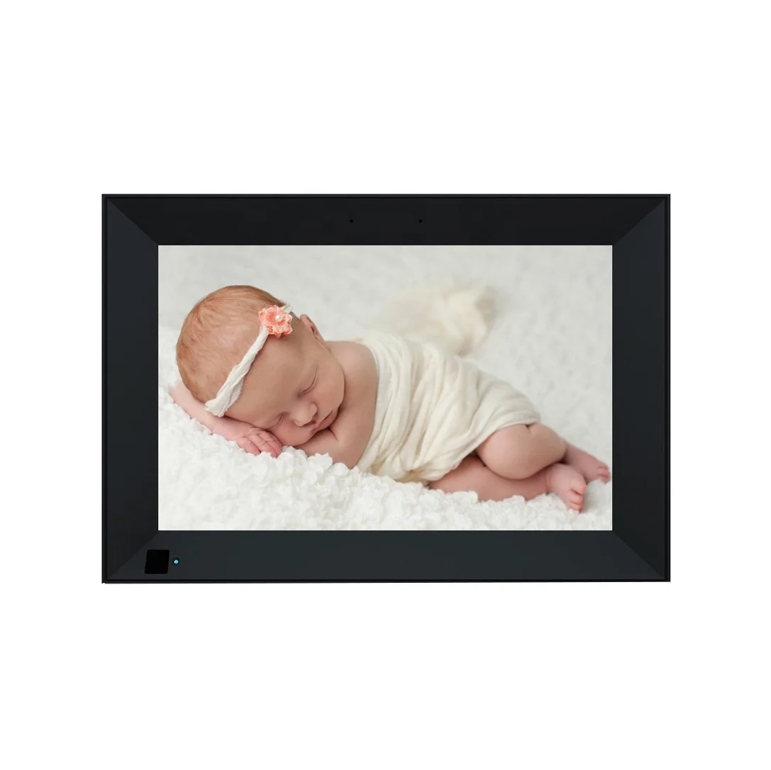 

Touch Screen 10.1in Wifi 8GB HD Display Remotely Control Rechargeable Digital Photo Frame