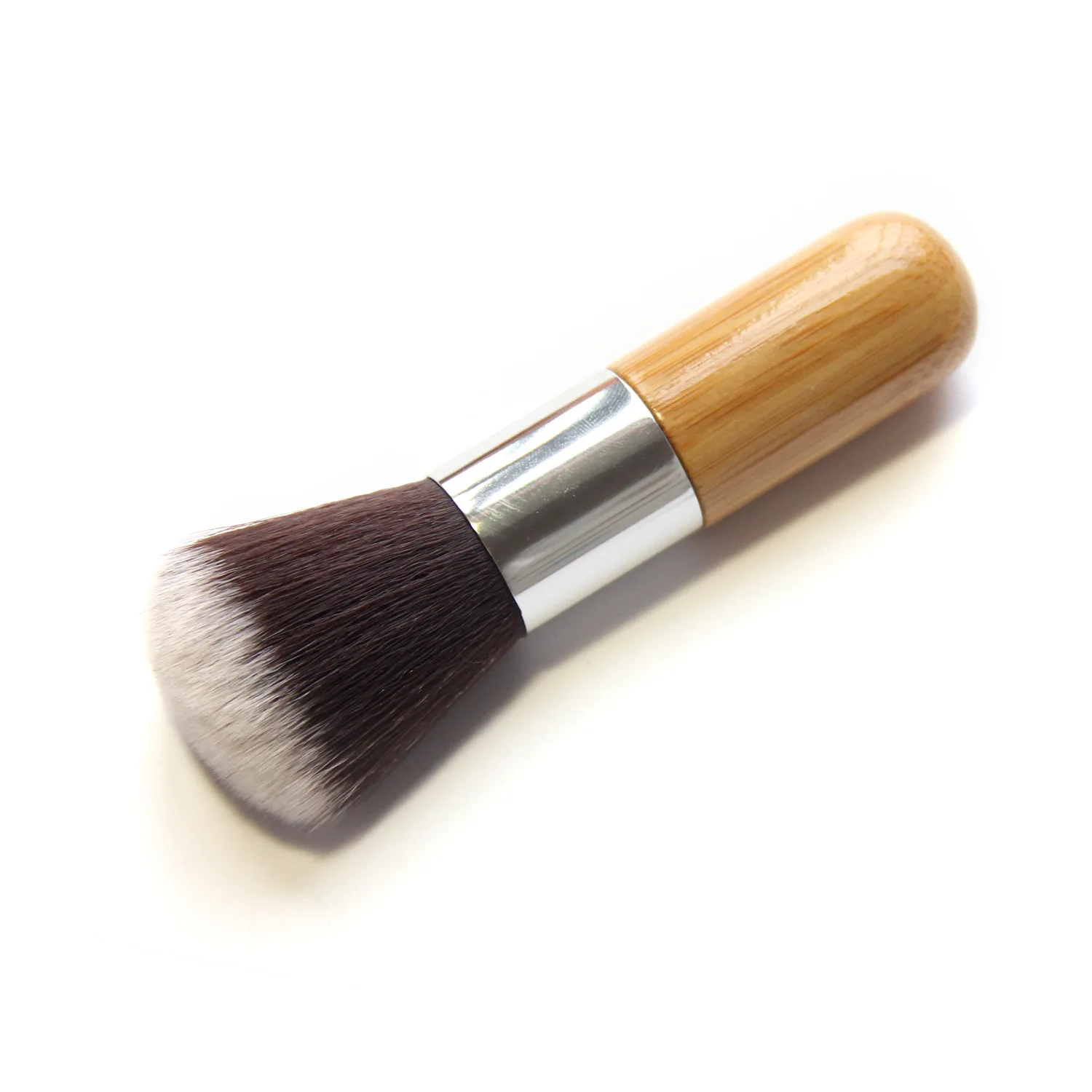 

Jieniya Bamboo Makeup Brush Face Foundation and Powder Makeup Brushes All in One, Brown