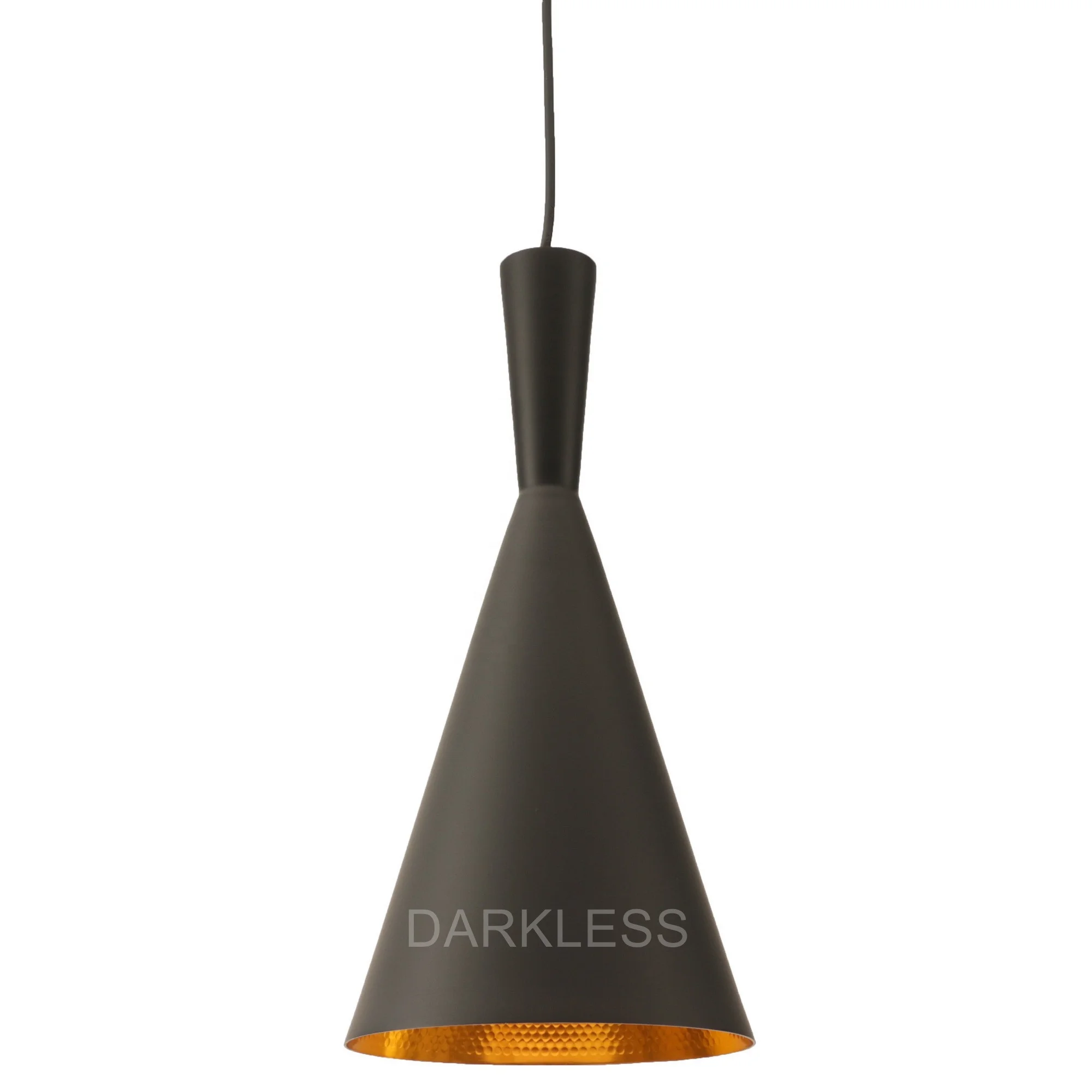 Black vintage Metal Iron led Pendant Lamp E27 ceiling light home modern nordic decorative Indoor LED Light for bedroom bar