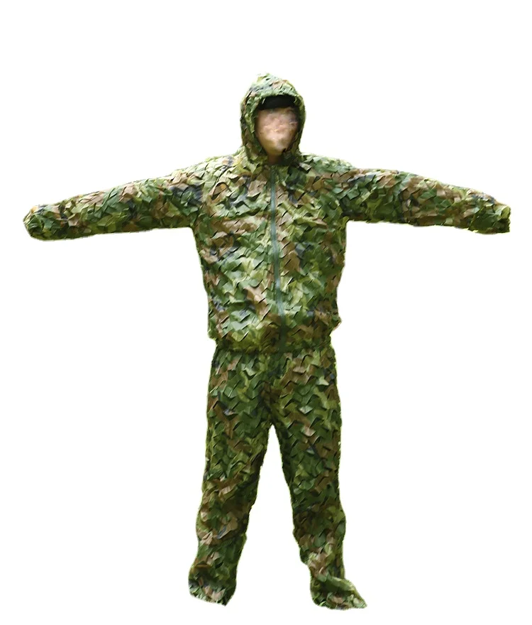 

Hunting 3D Leaf Camouflage Clothing CS Savage Camo Jungle Sniper Ghillie Suit