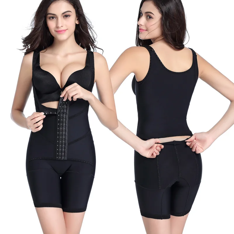 

Large size women's enhanced version of the breasted body-shaped back-off one-piece belly-up corset