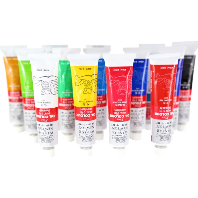 
Winsor and Newton 55 colours 170ml artist professional aluminium tube oil colour paint pigment set 