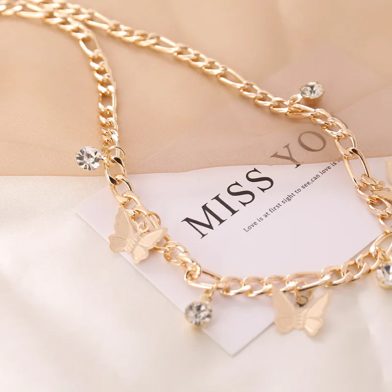 

Fashion Chunky Thick Lock Choker Necklace Chain Asymmetric Locket Necklace for Women Twist Gold Silver Color Necklaces