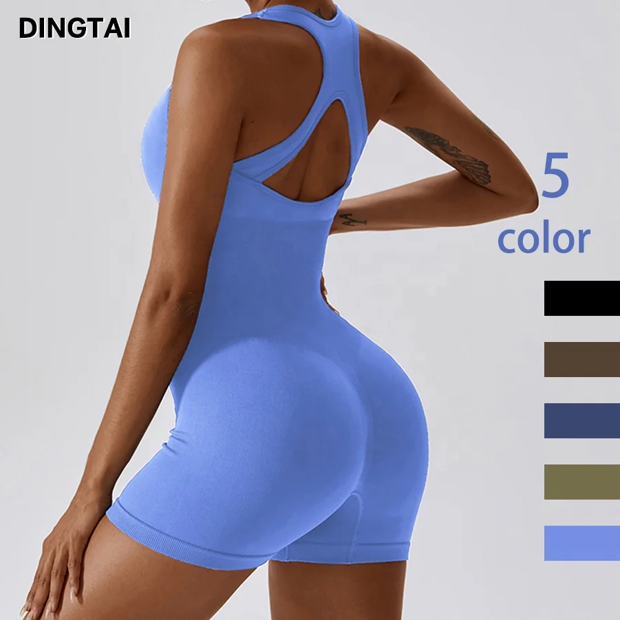 

Wholesale Women Fitness Sport Rompers Jumpsuits playsuits bodysuits 2023