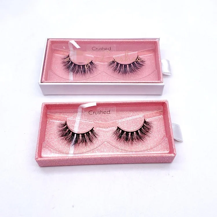 

wholesale Pack 5 Pairs High Volume Cruelty-free vegan False Eyelashes Fluffy 3D natural faux mink Lashes