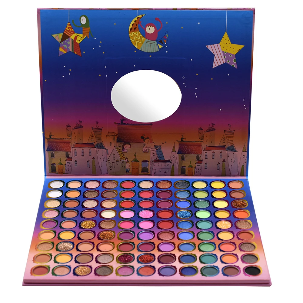 

Wholesale Professional 99 Colors Eyeshadow Palette Glitter Makeup Private Label Matte Eyeshadow