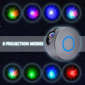 Home Planetarium Star Projector Led Night Nebula Star Rotating