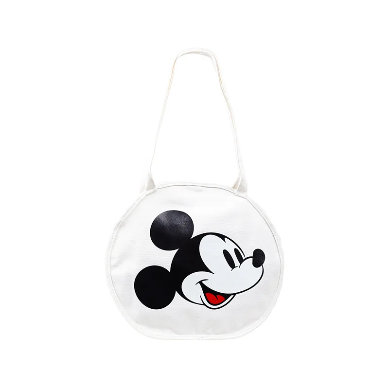 

Disney 2022 new bag women's niche design Mickey underarm bag canvas shoulder handbag