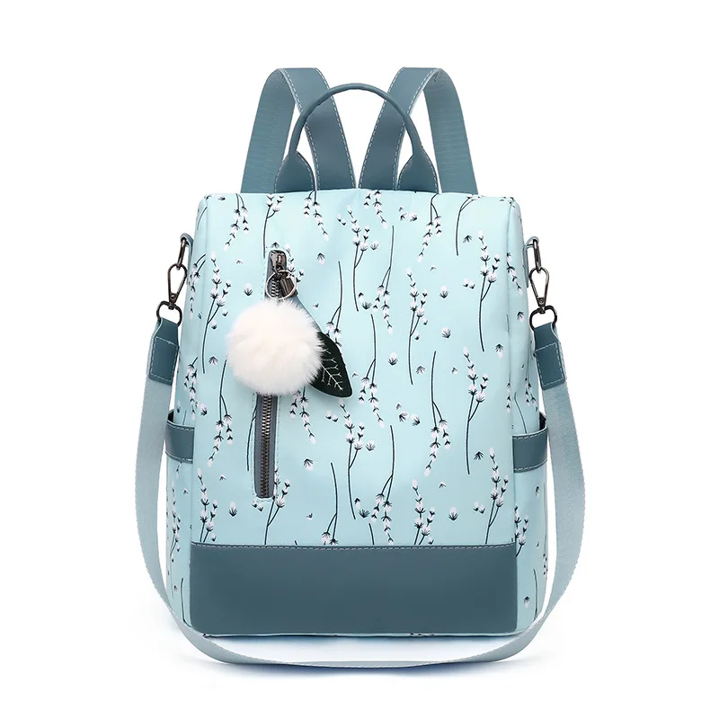 

Summer New Style Nylon Backpack Fashion Printing Shoulder Bag Floral Female Other Backpack Travel School Bag