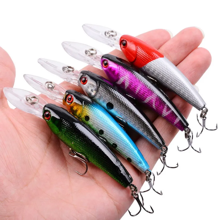 

9cm 8g Fishing Lures Hard bait ice fishing tackle iscas artificiais Minnow lures