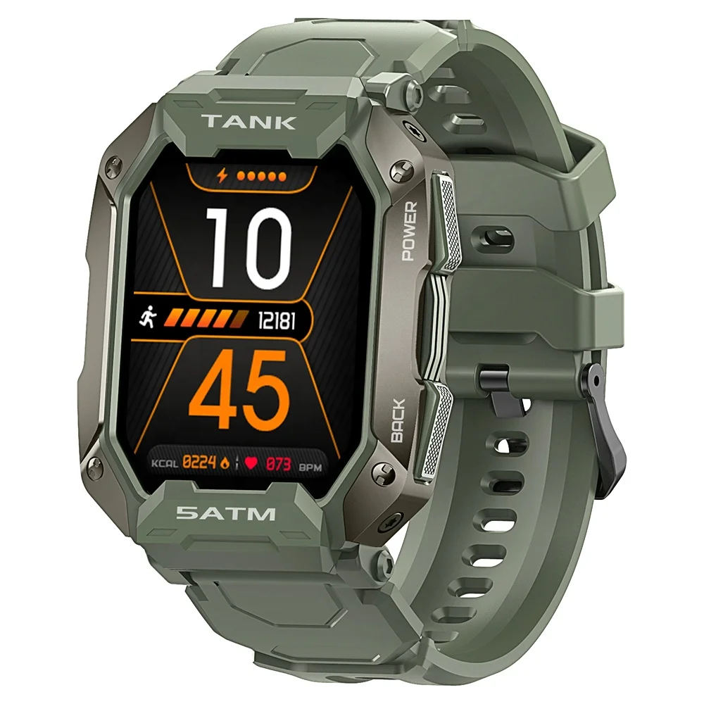 

2022 Newest Product KOSPET TANK M1 Men Outdoor Fall Prevention Smart Watch Bt Call Function Smartwatch