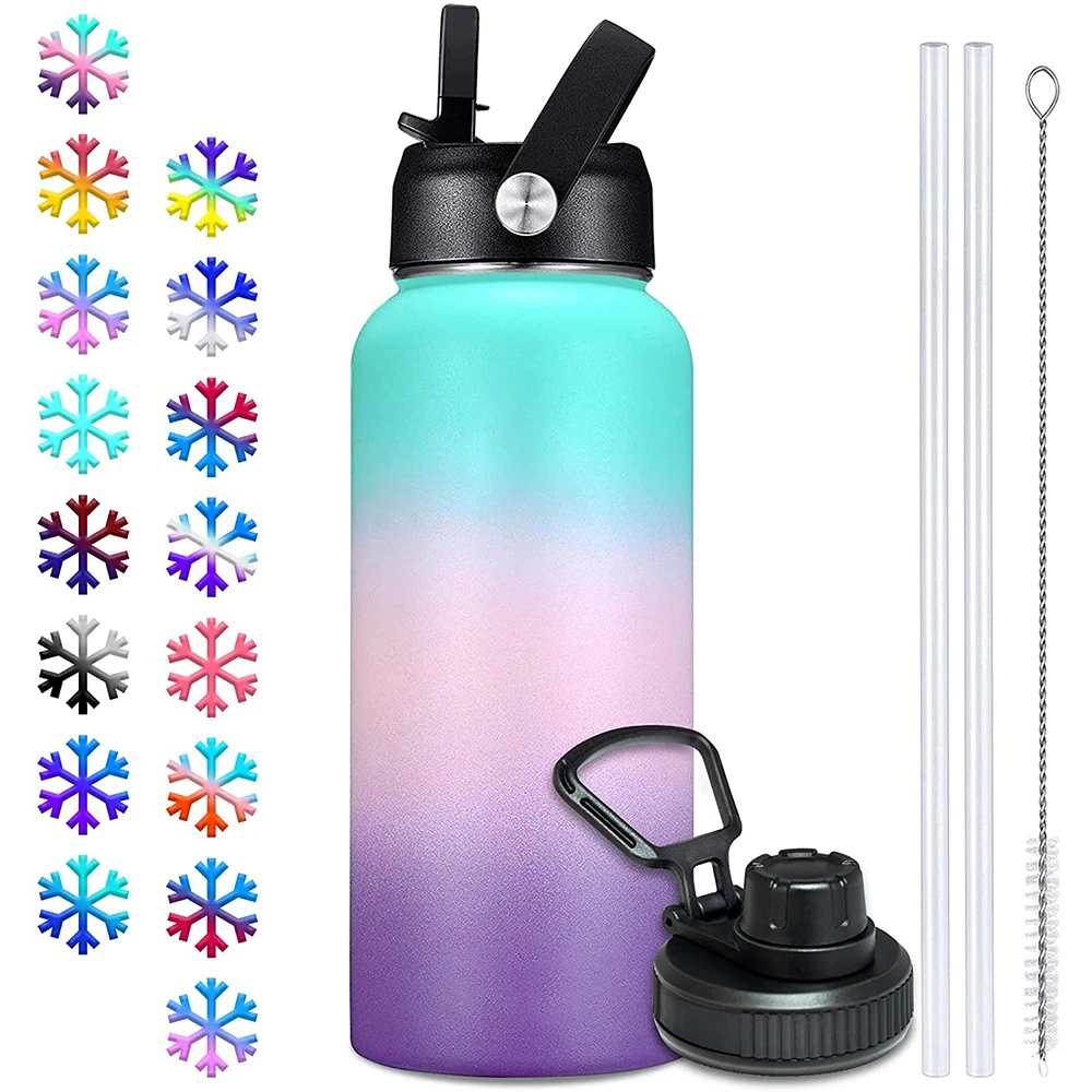 

32oz Powder Coated Vacuum Insulated Flask For Amazon, Customized