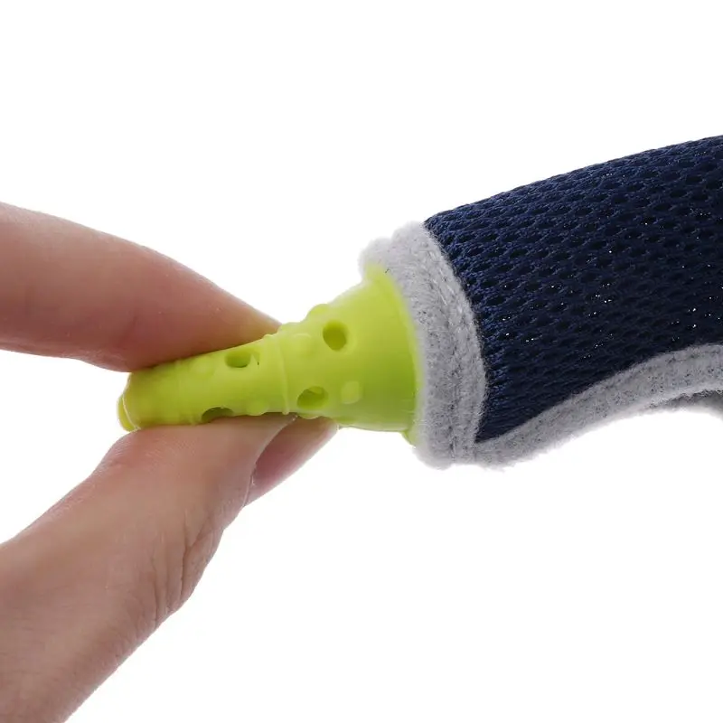 Baby Finger Guard Stop Thumb Sucking Wrist Band Infant Nursing Mittens Teether 