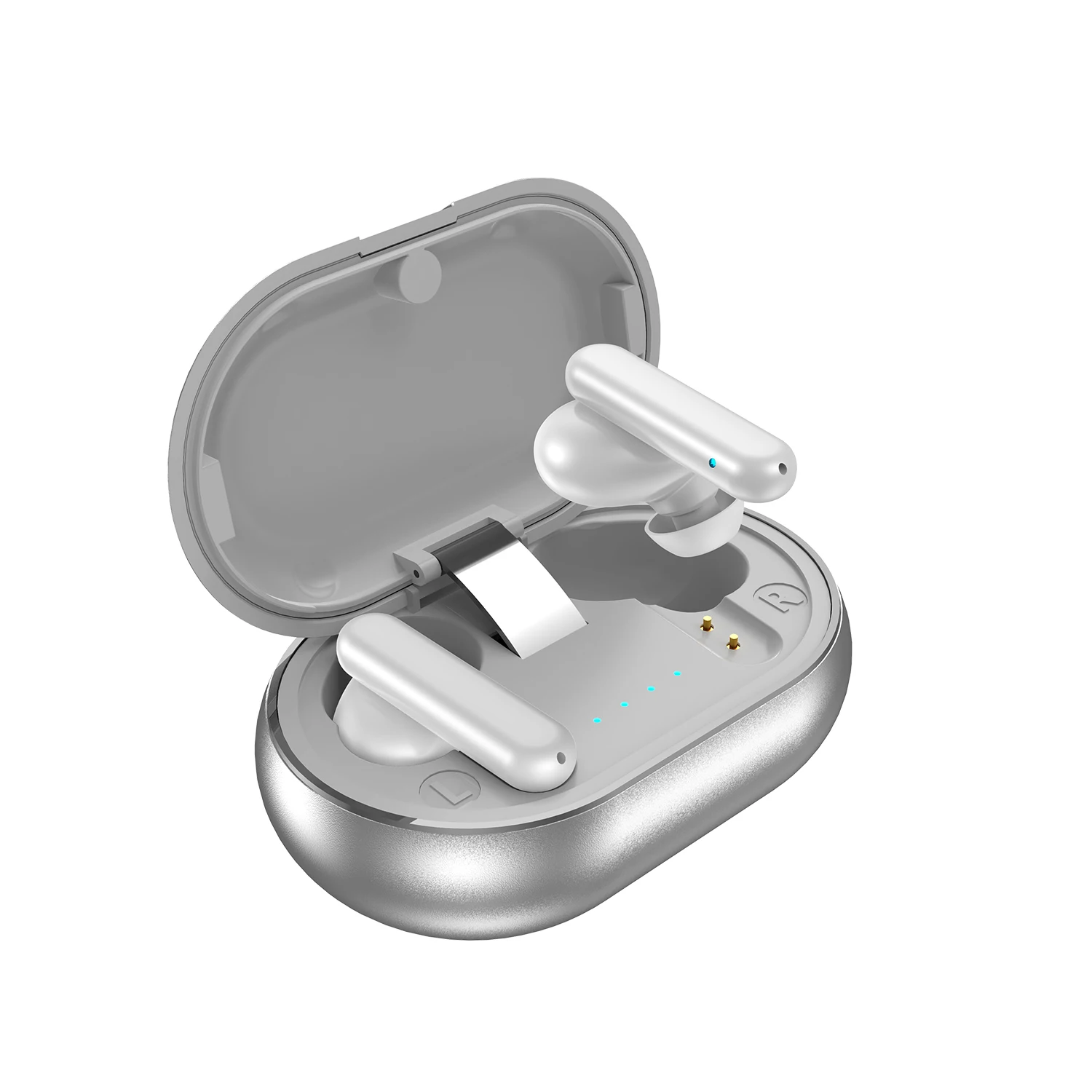 

Original Headset Earbuds Luxury Earphone Case LED Smart Display Waterproof Wireless Gaming Earphones, Black,white