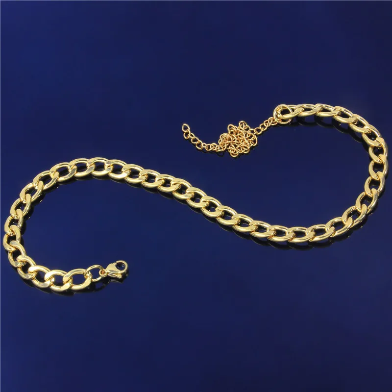 

Fashion Newest Titanium Steel Cuban Link Anklet Gold Anklet Chain Women Party