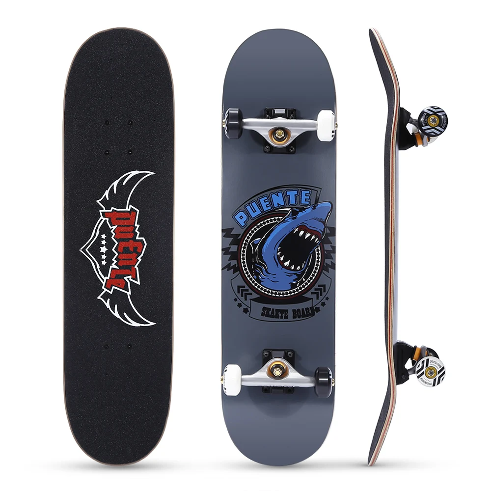 PUENTE Tech Deck Finger Skateboard, Skateboard Deck Canadian Maple, Electric Skateboard Trucks/