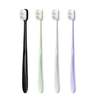 

Double Ultra Soft Bamboo Charcoal Nano Toothbrush Black Tooth Brush Dental Personal Care Teeth Brush Colorful Toothbrush