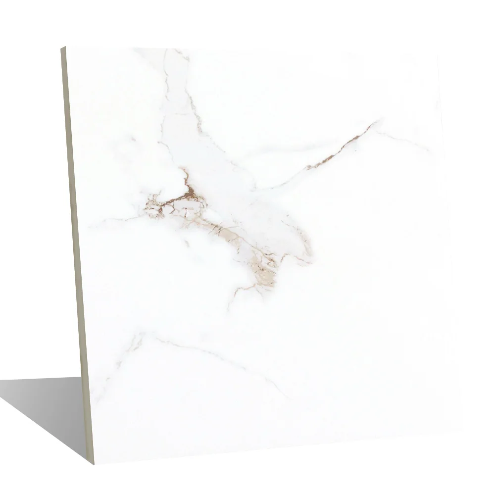 
Foshan china 60x60 cm glossy marble look full polished glazed ceramic floor tile for Interior 