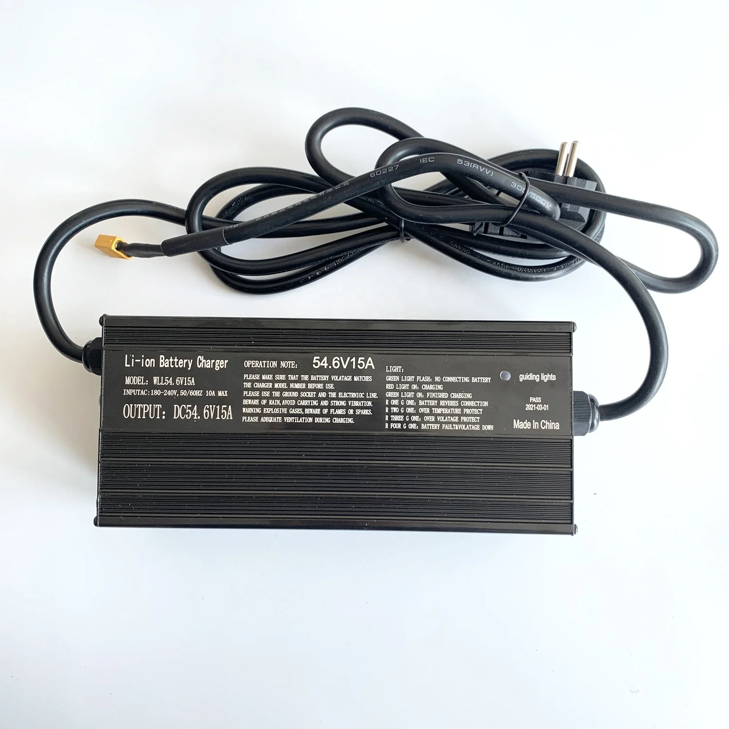 

12v 12.6v 16.8v 15A 18A 54.6V 48V lithium ion battery charger for electric super soco car battery charger