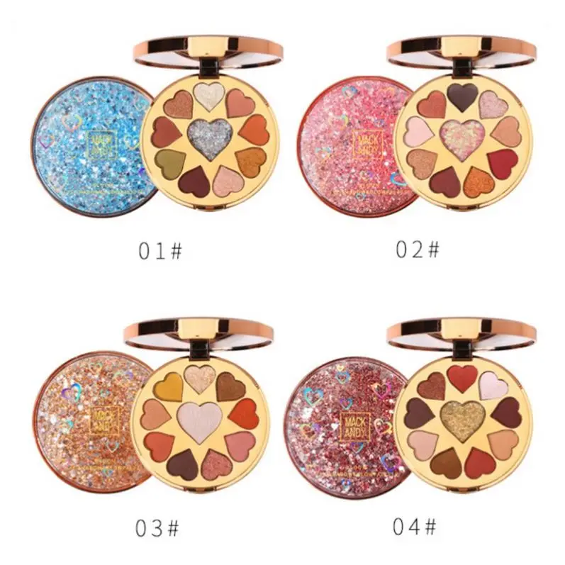 

free eyeshadow palette heart eyeshadow palette eye shadow, Multi-colored