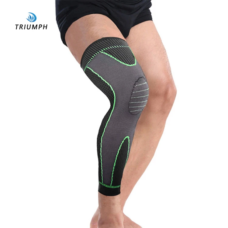 

Cheap price comfortable elastic Nylon&Spandex knee support protector leggings sport protection accesory S-XXXL, Green