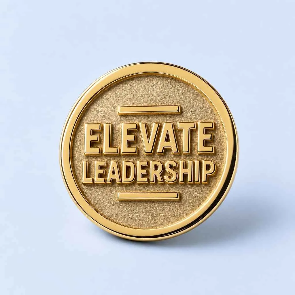 Sandblasted Gold Texture Pin