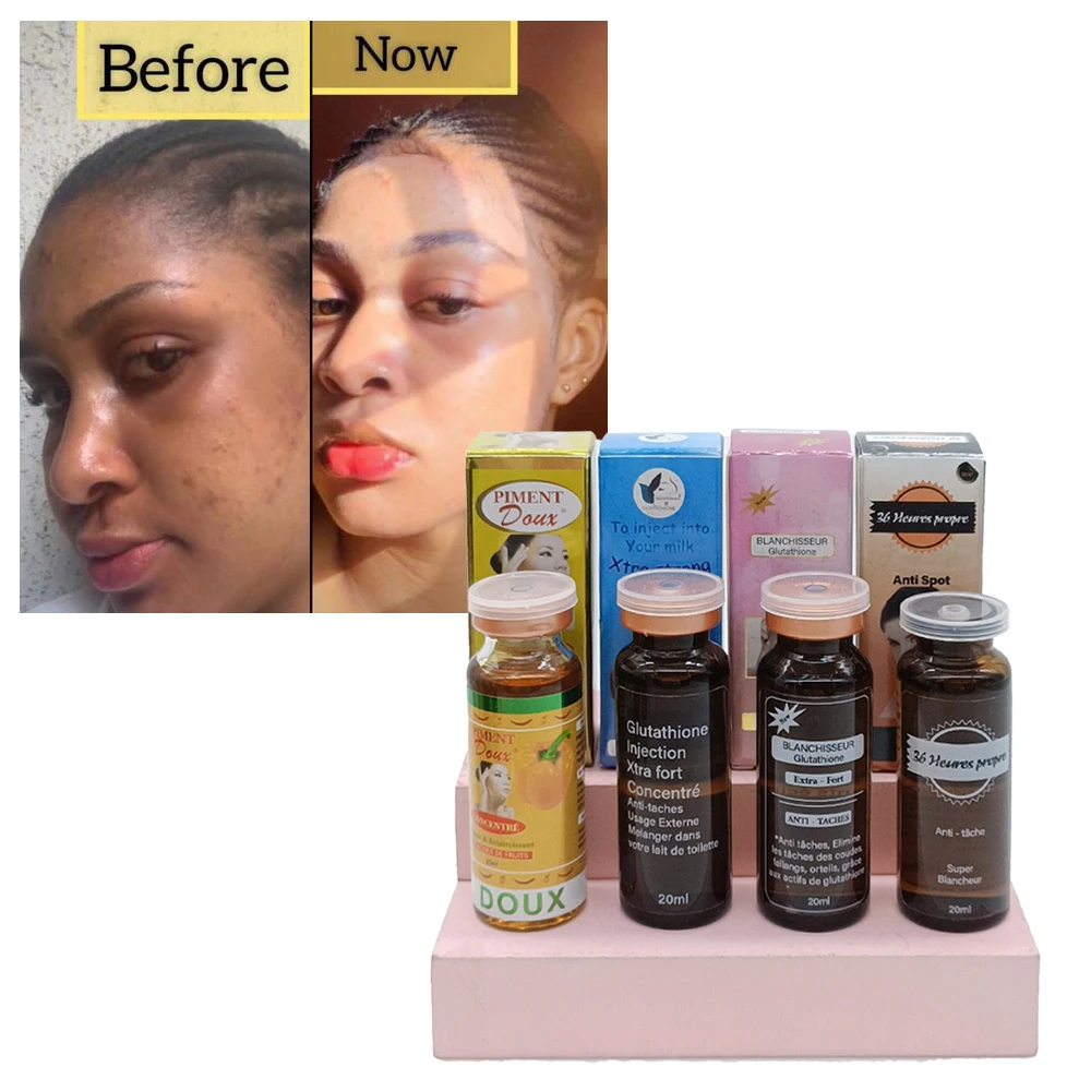 Hot selling Organic Vitamin C Serum for Body Whitening and Skin Lightening Doux Skin Care Face and Body Serum for Black Skin