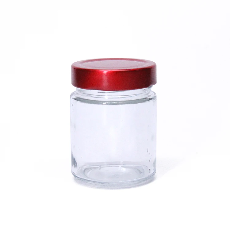 

New Design Cylinder Bird Nest Bottle Glass Jam Jar Food Storage Preserve Honey Glass Jar