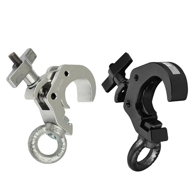 5005C  500KGS X Quick Rig Eye  Lighting Clamp Hook Couple Aluminum Clamp Stage Lighting Hook Truss Clamp