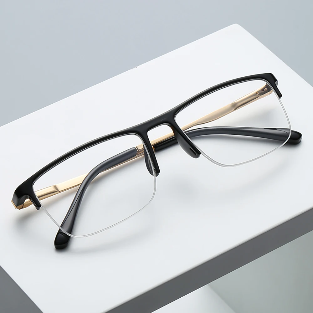 

Men Glasses Luxury Eyeglasses Frames Label Cadres De Lunettes De Vues Vue Homme Accessoires Stock Optic Anti Lumiere Bleu, Custom colors