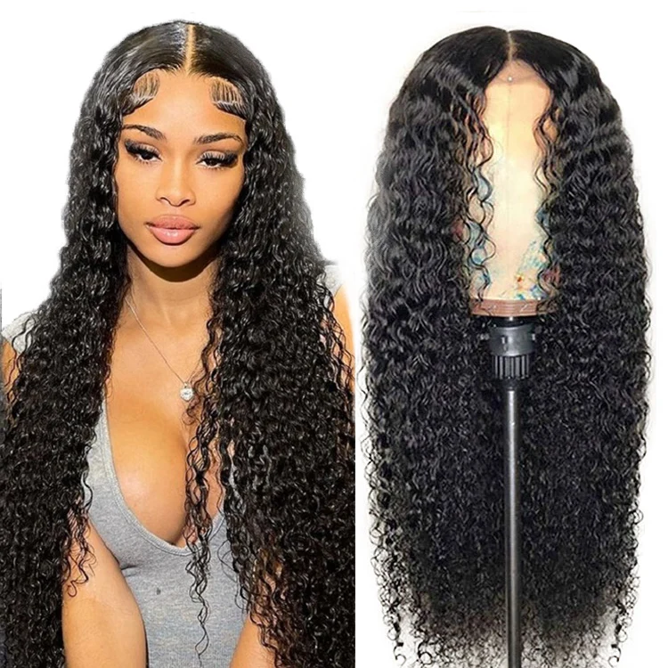 

Lace Front Wigs Peluca Curly Hair Pre Plucked Brazilian Human Hair 13x4 Lace front Wigs for Black Women pelucas-cabello-humano-