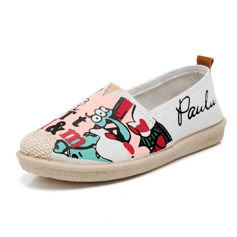 

new design ladies casual shoes women lace up flat shoes
