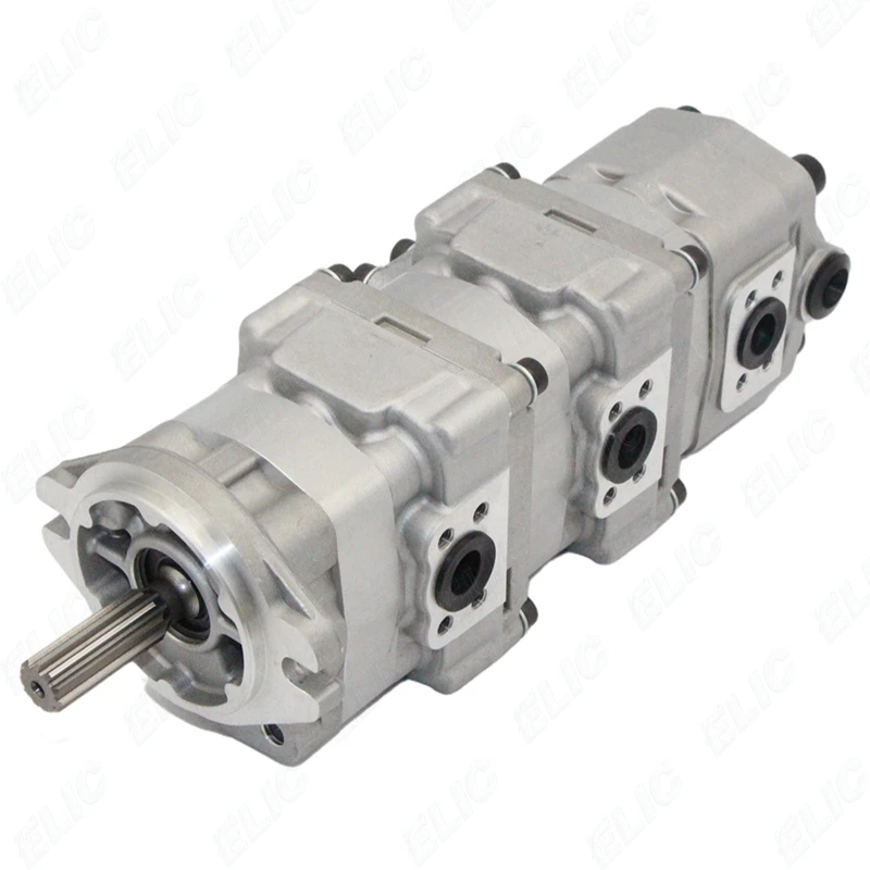 

oil gear pump 705-56-34040 hydraulic triple pilot pump charge pump