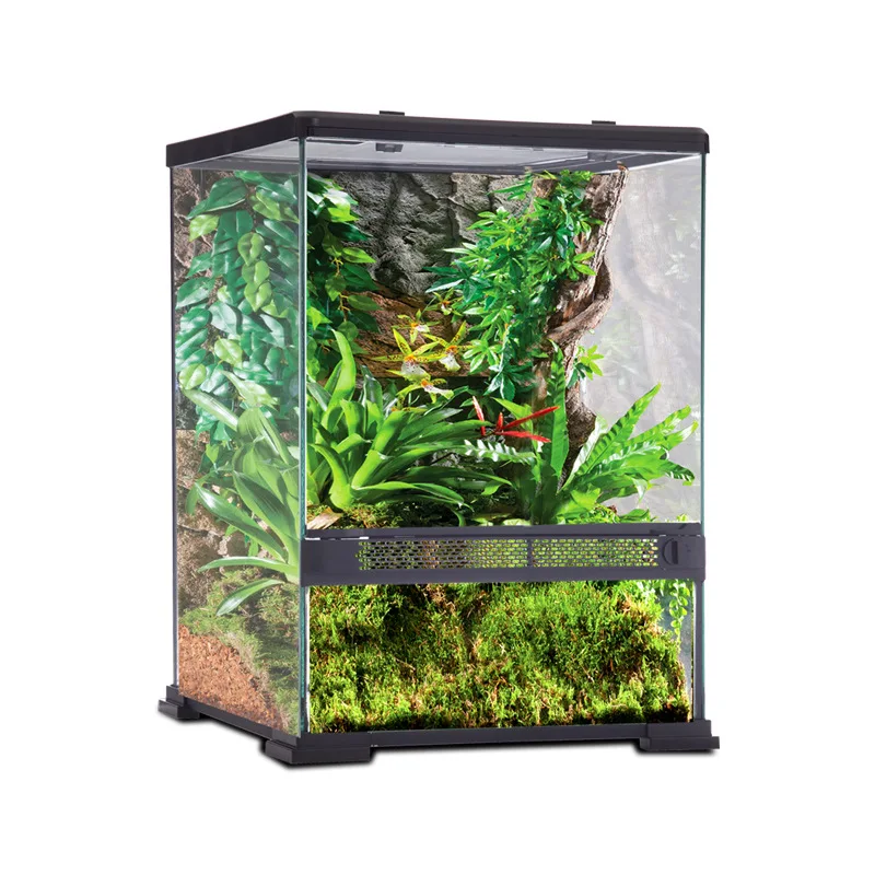 

Manufacturers wholesale Amazon sells Reptile box tank Float glass reptile terrarium lizard reptile cage, Transparent